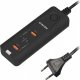 Ładowarka Canyon CANYON H-10, Wall charger. CNE-CHA10B Input: 100-240V~50/60Hz 1.0A Max Output1/Output2: DC USB-A QC3.0 5.0V/3.0A,9.0V/2.0A,12.0V/1.5A 18.0W(Max)USB-C PD 5.0V/3.0A,9.0V/2.22A,12.0V/1.67A 20.0W(Max)USB-A+C 5.0V/3.0A 15.0W(Max)Total Power: 4 1