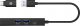 HUB USB Icy Box Hub IB-HUB1439-LAN 4w1 HUB, 1x USB-C, 2xUSB-A, 1x LAN 3