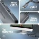 HUB USB Axagon Hub HMC-5H8K 2x USB-A, 1x USB-C, 8K HDMI, USB 3.2 Gen 1 hub, PD 100W, 15cm USB-C kabel 3
