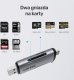 Czytnik Unitek SD/microSD USB-A 5Gbps/USB-C szary (R1010A) 6