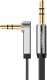 Kabel Ugreen Kątowy kabel mini jack 3,5mm AUX UGREEN AV119, płaski, 0.5 m (czarny) 1