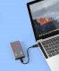 Kieszeń Zenwire Obudowa na dysk SSD m2 4w1 NVME Pcie SATA NGFF M.2 USB-C USB 3.0 10 GB/s Adapter Kieszeń LED RGB Zenwire 2808SN 1