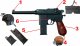 tomdorix Pistolet Metalowy Na Kulki C96 MAUSER 100% METAL + Granat+ Tarcze 4