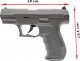 tomdorix PISTOLET WALTHER P99 replika Air Soft Gun FULL METAL sprężynowy kulki 6mm 12