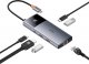 HUB USB Baseus Hub 6w1 Baseus Metal Gleam 2 Series, USB-C do 2xUSB 3.0 +USB-C + HDMI + USB-C PD + Ethernet RJ45 10