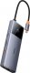 HUB USB Baseus Hub 6w1 Baseus Metal Gleam 2 Series, USB-C do 2xUSB 3.0 +USB-C + HDMI + USB-C PD + Ethernet RJ45 11