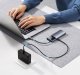 HUB USB Baseus Hub 6w1 Baseus Metal Gleam 2 Series, USB-C do 2xUSB 3.0 +USB-C + HDMI + USB-C PD + Ethernet RJ45 7