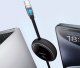 HUB USB Baseus Kabel USB-C do USB-C Baseus Free2Draw, PD, 100W, 1m (czarny) 3
