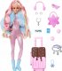 Lalka Barbie Mattel Extra Fly Lalka w podróży z zimowymi ubrankami (HPB16) 1