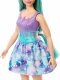 Lalka Barbie Mattel Jednorożec Lalka Fioletowo-turkusowy strój HRR15 3