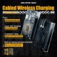 Powerbank Wekome Power bank indukcyjny 10000 mAh Super Charging z wbudowanym kablem USB-C & Lightning PD 20W + QC 22.5W MagSafe 2