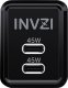 Ładowarka INVZI Ładowarka sieciowa INVZI GaN 2x USB-C, 45W, EU (czarna) 2