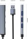 Adapter USB Qoltec HUB adapter USB 3.0 4w1 | 4x USB 3.0 1