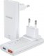 Ładowarka Choetech Mini ładowarka sieciowa podróżna Choetech PD6011 PD65W GaN slim USB-A+C (biała) 2