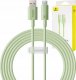 Kabel USB Baseus Baseus Habitat Series Fast Charging Cable USB to Type-C 100W 2m Natural Green 1