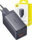 Ładowarka Baseus DZ-EU KA Baseus GaN5 Ultra Fast Charger 2C+U 65W EU Set Twilight Grey (With:Dynamic Series Fast Charging Data Cable Type-C to Type-C 100W 1m Slate Gray） 1