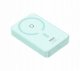 Powerbank Baseus OS-Baseus MagPro Magnetic Bracket Wireless Fast-Charging Power Bank 5000mAh 20W Peppermint Blue (with Simply Series Charging Cable Type-C to Type-C (20V/3A) 30cm White) 3