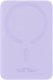 Powerbank Baseus OS-Baseus Magnetic Mini Air Wireless Fast Charge Power Bank 10000mAh 20W Nebula Purple（With Simple Charging Cable Type-C to Type-C (20V/3A) 30cm White) 1