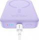 Powerbank Baseus OS-Baseus Magnetic Mini Air Wireless Fast Charge Power Bank 10000mAh 20W Nebula Purple（With Simple Charging Cable Type-C to Type-C (20V/3A) 30cm White) 2