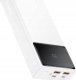 Powerbank Baseus OS-Baseus Star-Lord Digital Display Fast Charging Power Bank 20000mAh 65W Moon White（With Simple Series Charging Cable USB to Type-C 3A 0.3m White） 2