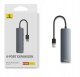 HUB USB Baseus Baseus UltraJoy Series 4-Port HUB Lite 15cm Space Grey（USBA to USB3.0*4） 5
