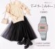 Zegarek Casio Zegarek damski Casio LA670WEA-4A2EF srebrny 9