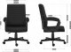 Krzesło biurowe MarkAdler Fotel Obrotowy Biurowy Nowoczesny Boss 2.5 8