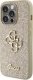 Guess GUHCP15LHG4SGD iPhone 15 Pro 6.1" złoty/gold hardcase Glitter Script Big 4G 2