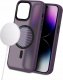 Tech Craft Etui obudowa MagSafe iPhone 15 Pro fioletowe 3