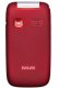 Telefon komórkowy Evolveo EVOLVEO EasyPhone FS, vyklápěcí mobilní telefon 2.8" pro seniory s nabíjecím stojánkem (červená barva) 4