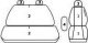 Atra Pokrowce miarowe do Volkswagen LT II 3os (1995-2006r) 1