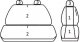 Atra Pokrowce przednie uniwersalne 2+1 (Comfort T09) 2