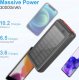 Powerbank Aiko Duży powerbank solarny 30000mAh USB-C panel solarn 1