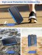 Powerbank Solarny Powerbank 15W 3A 36000mAh z indukcją QC 5V 7