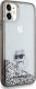 Karl Lagerfeld Karl Lagerfeld KLHCN61LKCNSK iPhone 11 / Xr 6.1" transparent hardcase Liquid Glitter Choupette 3