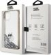 Karl Lagerfeld Karl Lagerfeld KLHCN61LKCNSK iPhone 11 / Xr 6.1" transparent hardcase Liquid Glitter Choupette 7