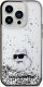 Karl Lagerfeld Karl Lagerfeld KLHCP14XLKCNSK iPhone 14 Pro Max 6.7" transparent hardcase Liquid Glitter Choupette 2