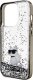 Karl Lagerfeld Karl Lagerfeld KLHCP14XLKCNSK iPhone 14 Pro Max 6.7" transparent hardcase Liquid Glitter Choupette 5