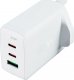 Ładowarka Acefast Acefast ładowarka GaN 65W 3 porty (1xUSB, 2xUSB C PD) wtyczka UK biała (A44) 1