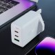 Ładowarka Acefast Acefast ładowarka GaN 65W 3 porty (1xUSB, 2xUSB C PD) wtyczka UK biała (A44) 7