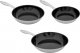 Patelnia Shiori Shiori Stainless Steel 304 zestaw patelni z powłoką ceramiczną indukcja 20 cm, 24 cm, 28 cm 1