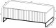Meble Lindner Stolik kawowy Glamour prostokątny nowoczesny ława Glamour Czarny Mat 110 cm 9