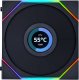 Wentylator Lian Li Uni Fan TL LCD 120 RGB 3-pack + Hub (12TLLCD3B) 1