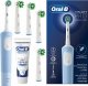 Szczoteczka Oral-B Vitality Pro D103 + 4 x Końcówka + Pasta do zębów Oral-B Blue 1