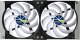 Titan Titan TTC-SC20(B)+ Dual Fridge Fan 120x25mm IP55, Timer Mode, with Integrated Rectifier 1