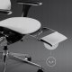 Krzesło biurowe Diablo Chairs V-Master Biało-czarne 3