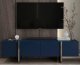 Meble Lindner Meble Lindner Szafka RTV Nowoczesna Komoda RTV Glamour Granatowy Mat 180 cm 3