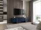 Meble Lindner Meble Lindner Szafka RTV Nowoczesna Komoda RTV Glamour Granatowy Mat 180 cm 5