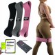 KUDDA ZESTAW 3 GUM DO ĆWICZEŃ HIP MINI BAND, GUMY MATERIAŁOWE MOCNE TAŚMY FITNESS 1