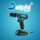 Wiertarko-wkrętarka Delphi Tools 21 V 2 x akumulator 2 Ah 2